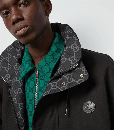 gucci polar bear jacket|Gucci reversible jacket.